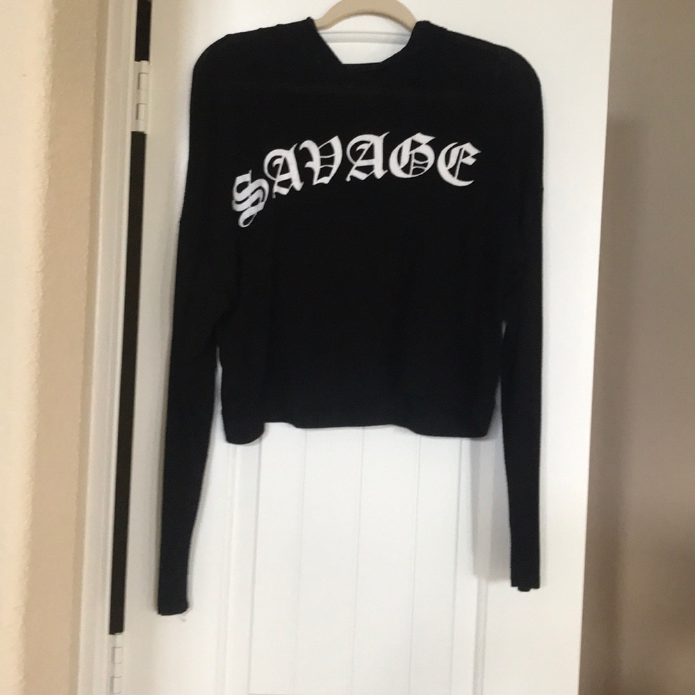 Crop top Hoodie with light material